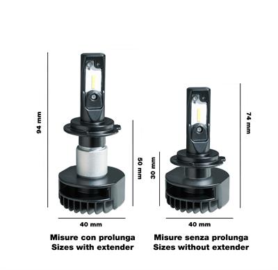 Led bulbs H7 Fanless Outlet