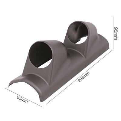 Portastrumenti verticale 2 fori