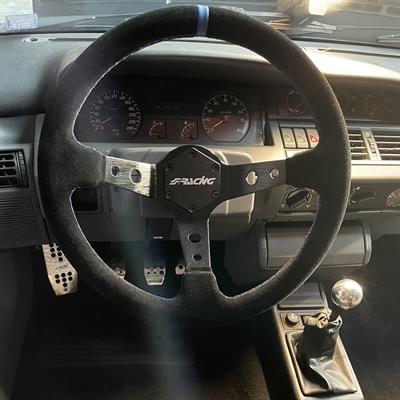 Sport Steering Wheel Shakedown - suede