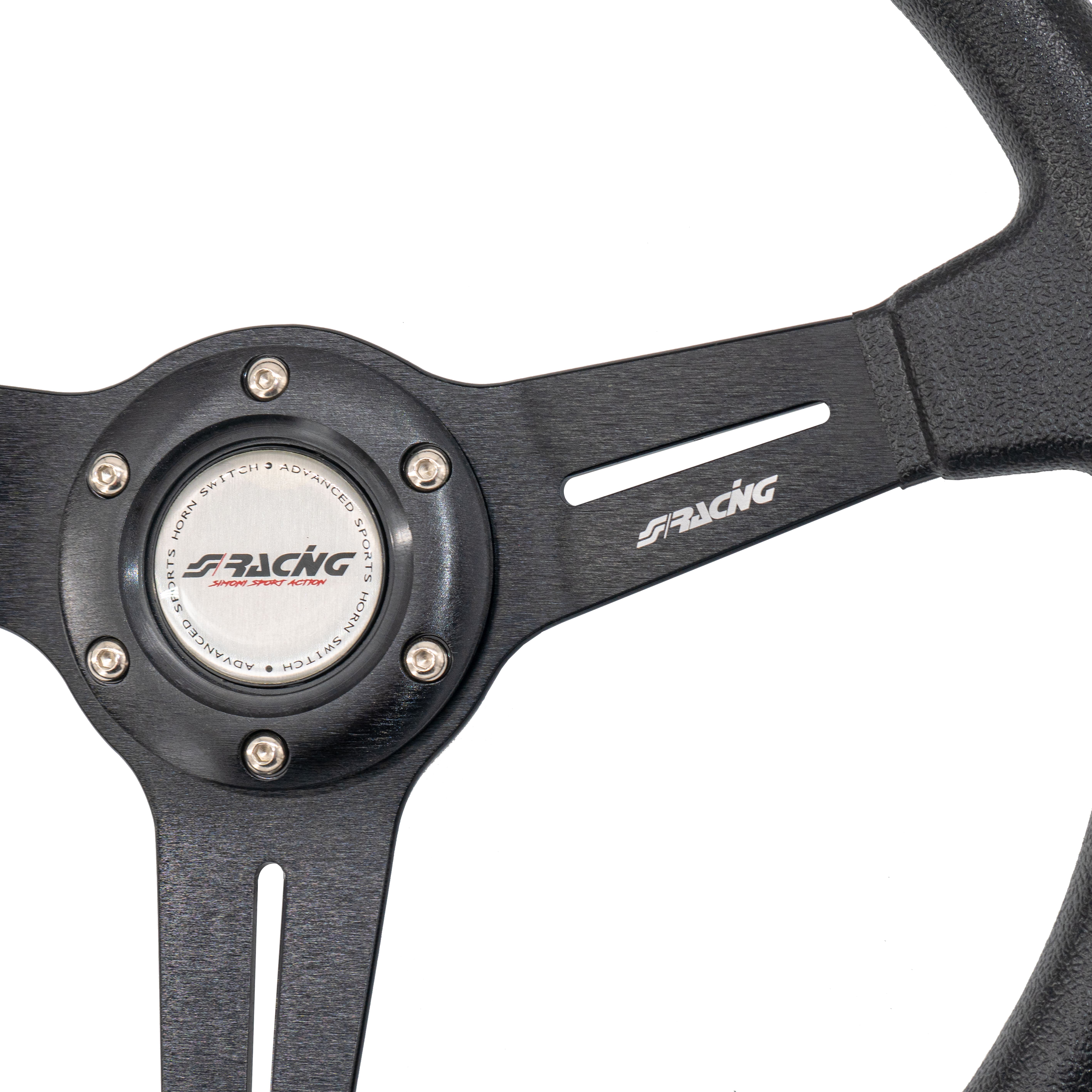 Steering wheel Slag black - STEERING WHEELS - Simoni Racing