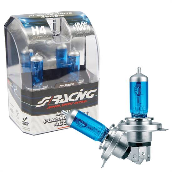 H4 Super Plasma White halogen bulbs