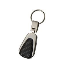 Keychain Carbon chrome insert