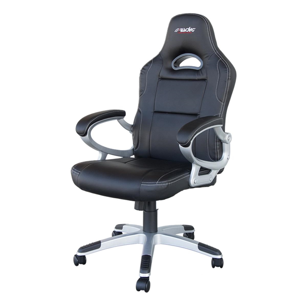 Poltrona ufficio Black Gaming Office Chair - SEDILI ...