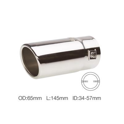 Terminale rotondo inclinato acciaio inox