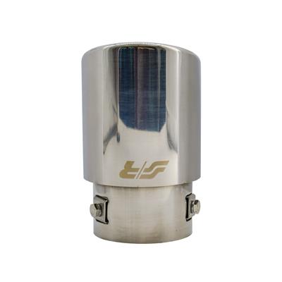 Muffler Tip oval id 50-73mm slant stainless steel