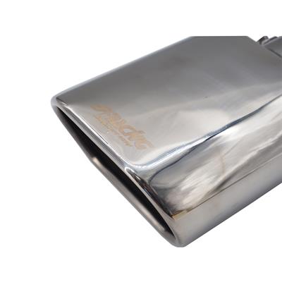 Muffler Tip rectangular id 37-60mm slant stainless steel