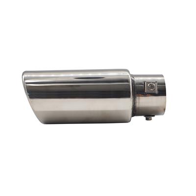 Muffler Tip rectangular id 37-60mm slant stainless steel