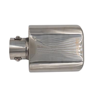 Muffler Tip rectangular id 37-60mm slant stainless steel