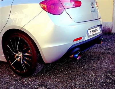 Terminale rotondo id 63mm inclinato acc inox titanium look