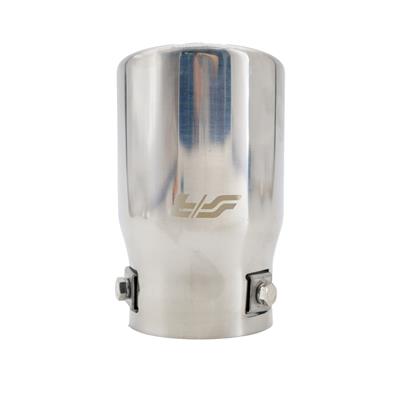 Muffler Tip round id 66mm slant stainless steel