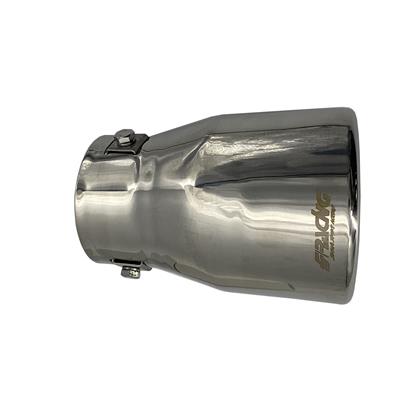 Muffler Tip oval slant stainless steel