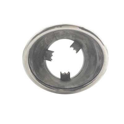 Muffler Tip oval slant stainless steel