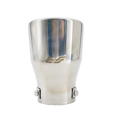 Muffler Tip oval id 70mm slant stainless steel