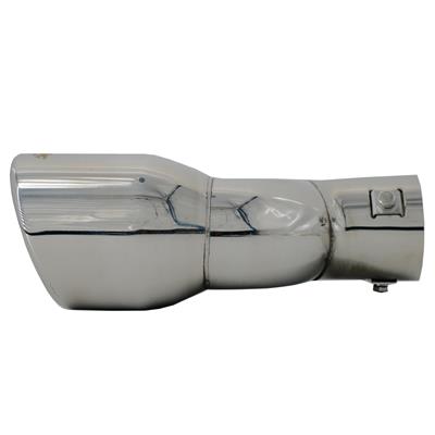Muffler Tip round double stainless steel