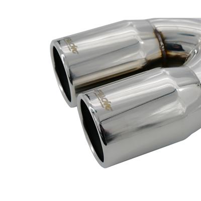 Terminale rotondo doppio acciaio inox