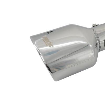 Muffler Tip oval id 37-60mm slant stainless steel