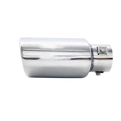 Muffler Tip oval slant stainless steel