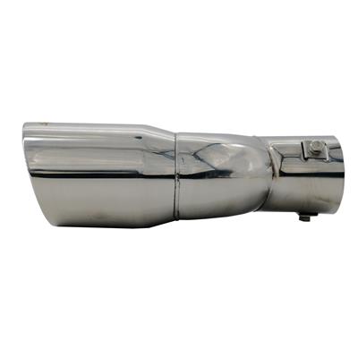 Terminale rotondo doppio inclinato acciaio inox