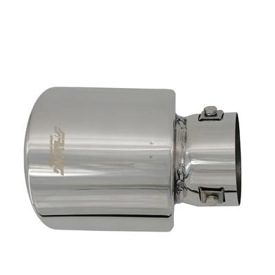 Muffler Tip oval slant stainless steel
