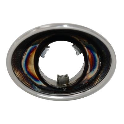 Muffler Tip oval slant stainless steel