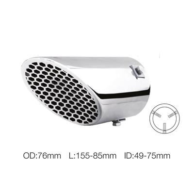Terminale rotondo inclinato acciaio inox