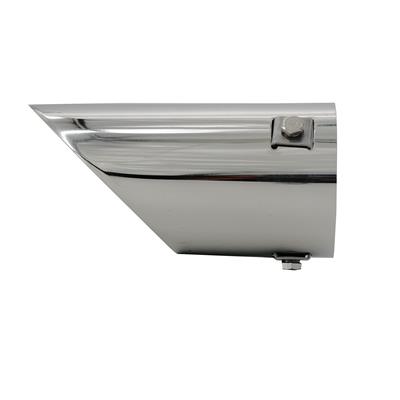 Terminale rotondo inclinato acciaio inox