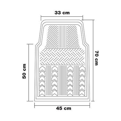 10 Car mats Rubber Scent