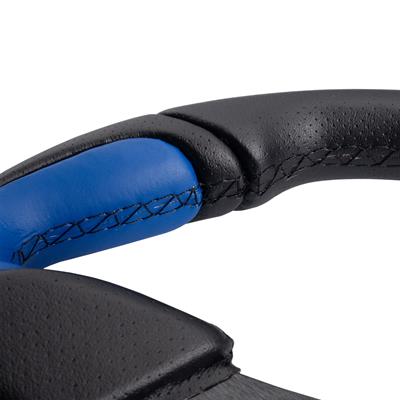 Volante sportivo X2 Poly - in pelle blu