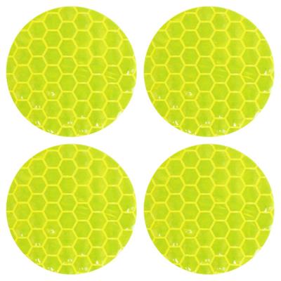 Sticker reflective Yellow Ø 30 mm