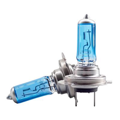 H7 Crystal White Racing halogen bulbs