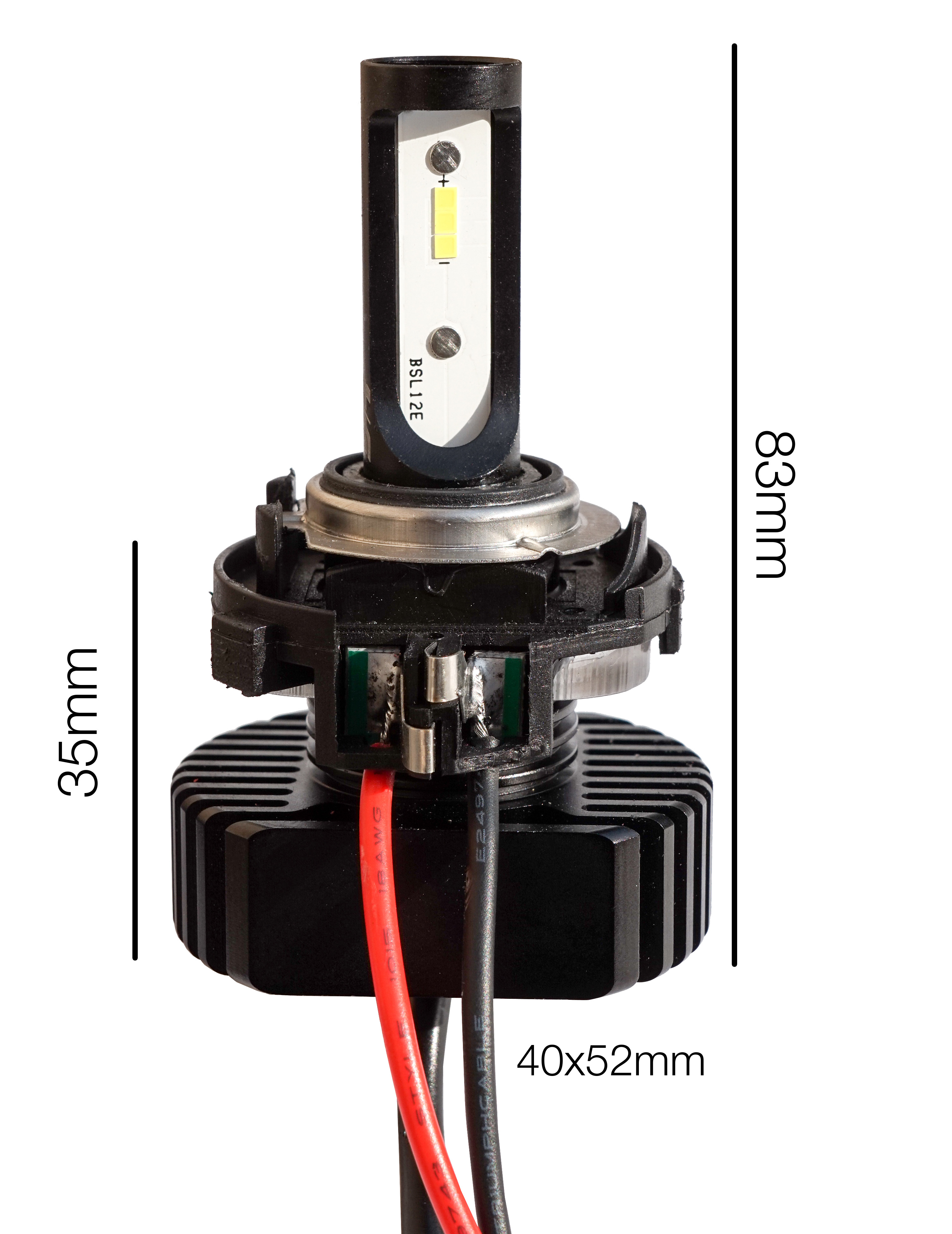 HIR2 Led Conversion Outlet - HIR2 H4P45 880-881 PSX24W - Simoni Racing