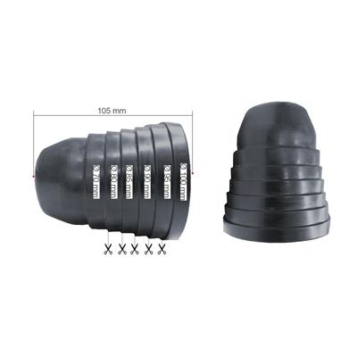 Headlight bellows caps rubber