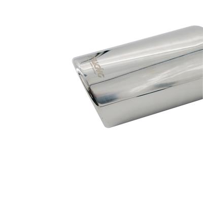 Muffler Tip round id 37-63mm slant stainless steel