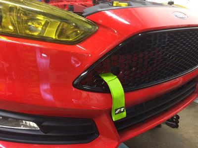 Tow strap yellow fluo