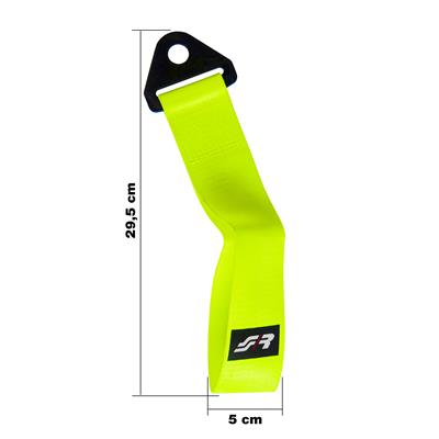 Tow strap yellow fluo