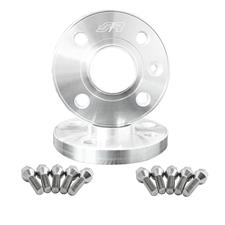 2 wheel spacers aluminium 16mm 4x108 65,1 with bolts