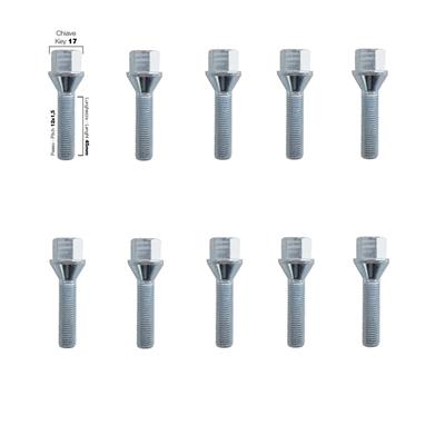 10 bulloni ch.17 12x1.5 l.45mm