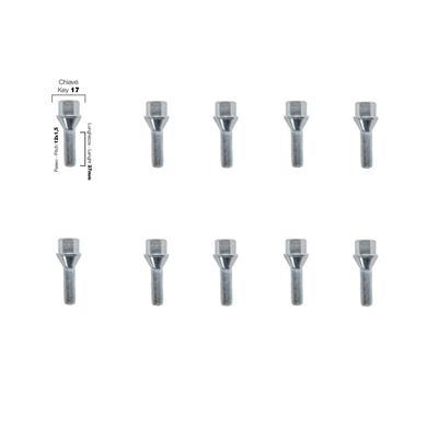 10 bolts key 17 12x1.5 l.37mm