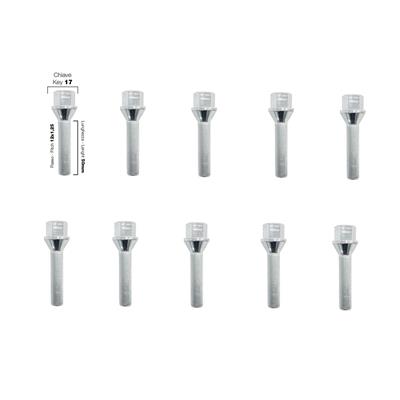 10 bolts key 17 12x1.25 l.50mm