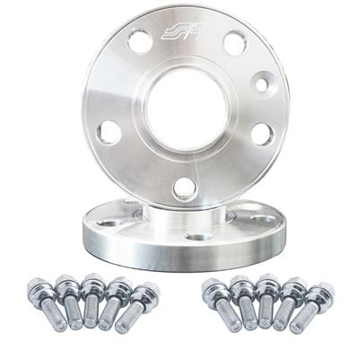 2 wheel spacers aluminium 16mm 5x130 with bolts