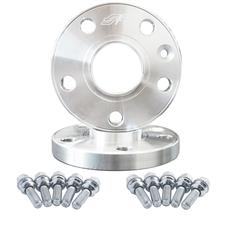 2 wheel spacers aluminium 5mm 5x130 with bolts