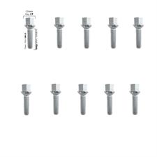 10 bulloni ch.17 12x1.5 l.40mm sferici