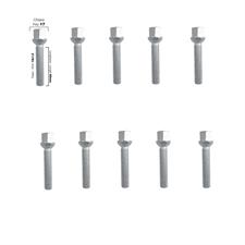 10 bulloni ch.17 12x1.5 l.60mm sferici