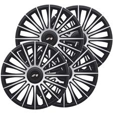 Kit copricerchi 14 Austin Silver Black