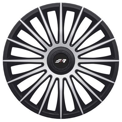 Kit copricerchi 14 Austin Silver Black