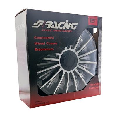 Kit copricerchi 14 Austin Silver Black