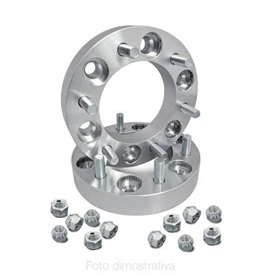 2 wheel spacers 30mm 6x139,7 center hole 106,5 with bolts