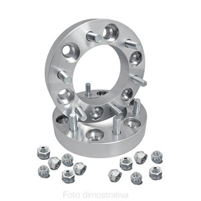 2 wheel spacers alumini 30mm 6x139,7 with bolts center hole 93,1