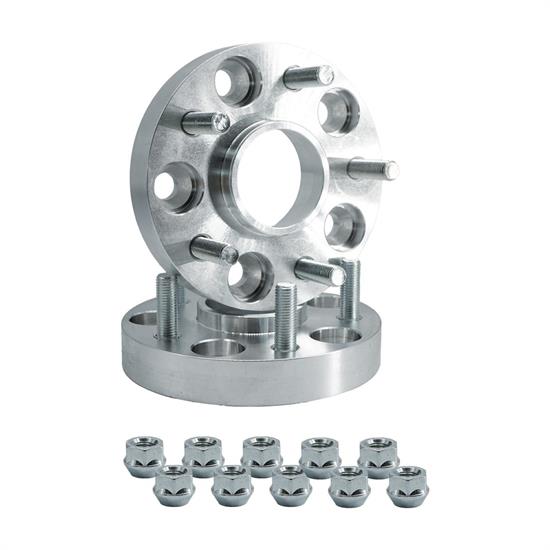 2 wheel spacers 25mm 5x114,3 center hole 64,1 with bolts