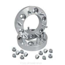 2 wheel spacers 25mm 5x105 center hole 56,6 with bolts